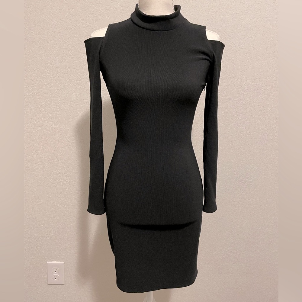 EXPRESS Mini Black Long Sleeve Dress Size XS